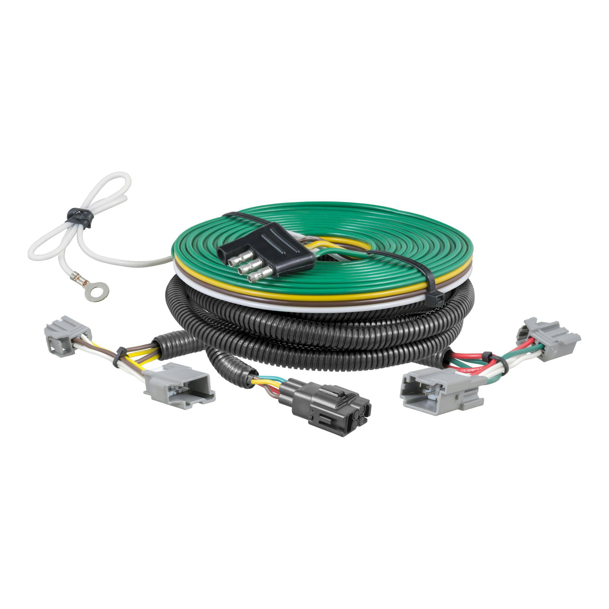 CURT 58944 Custom Towed-Vehicle RV Wiring Harness for Dinghy Towing, Fits Select Ford Focus