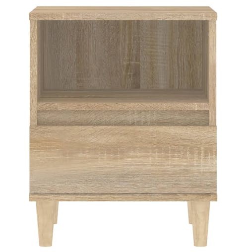 NNEVL Bedside Cabinets 2 pcs Sonoma Oak 40x35x50 cm