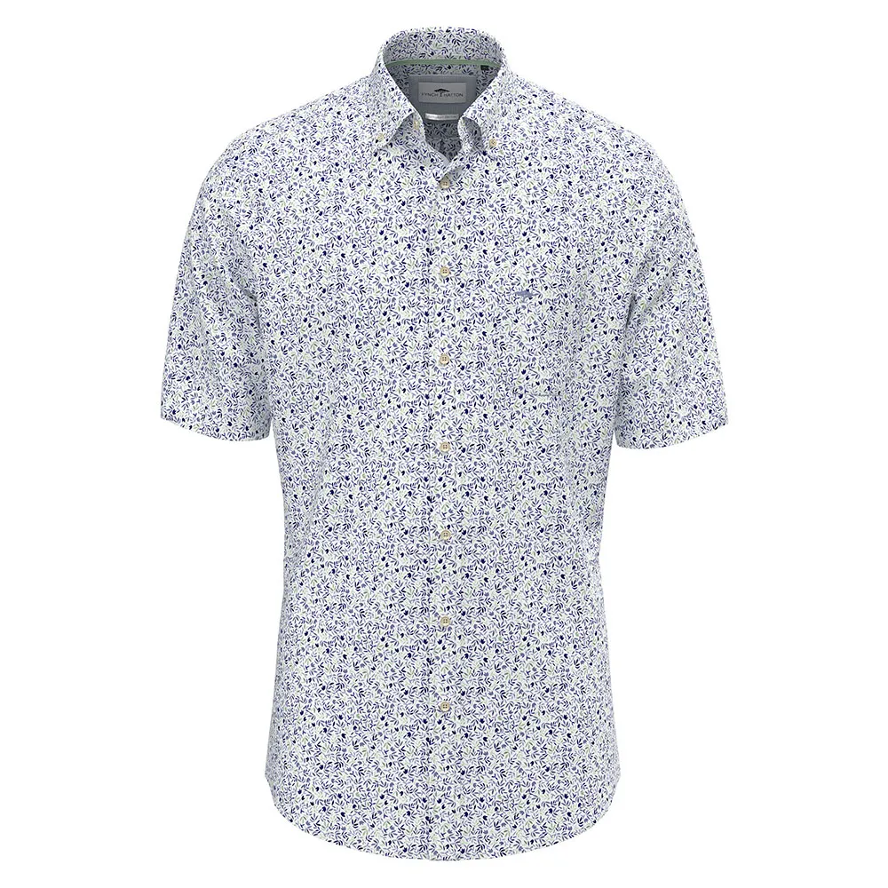 Fynch Hatton Summer Flower Print short sleeve shirt