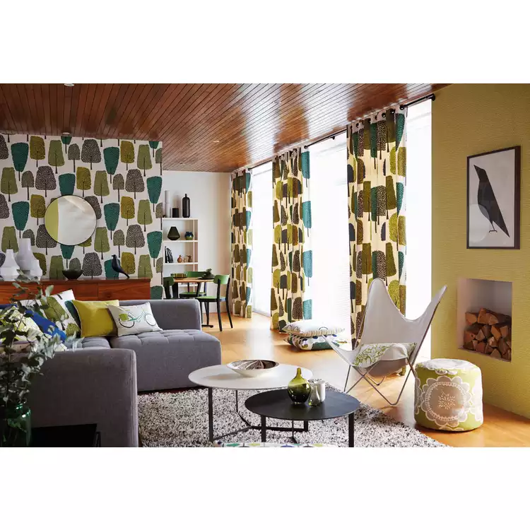 Scion Cedar Forest Green Wallpaper