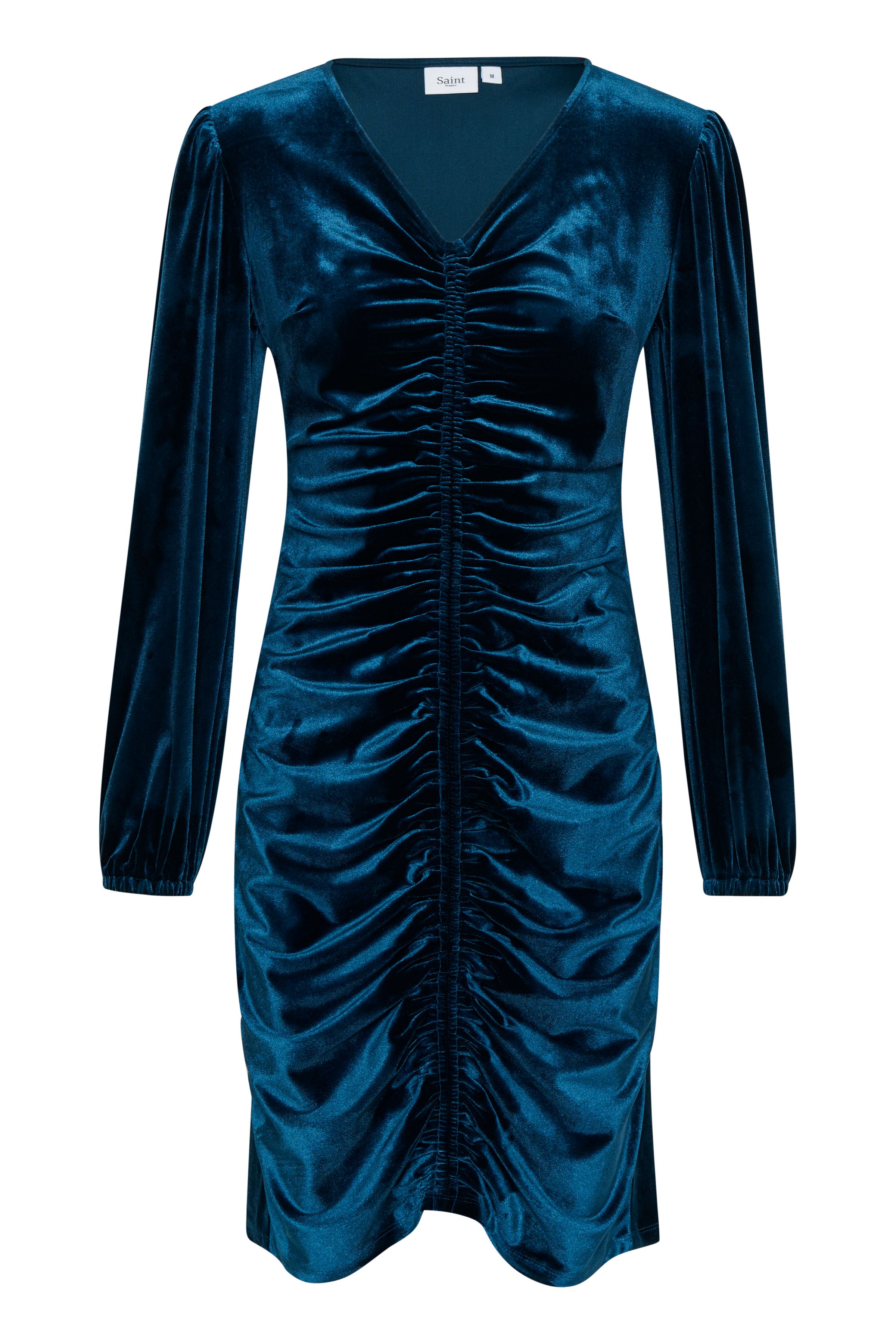 Saint Tropez HebaSZ Cocktail Dress Velvet V-neck