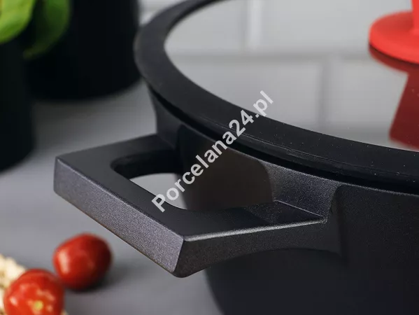 Garnek z pokrywą 24 cm / 3 L ZWIEGER - Obsidian 1Z.OB.G24
