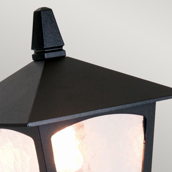 Lampa ogrodowa stojąca czarna York wys:31,5 cm 1xE27x60W IP23 Elstead