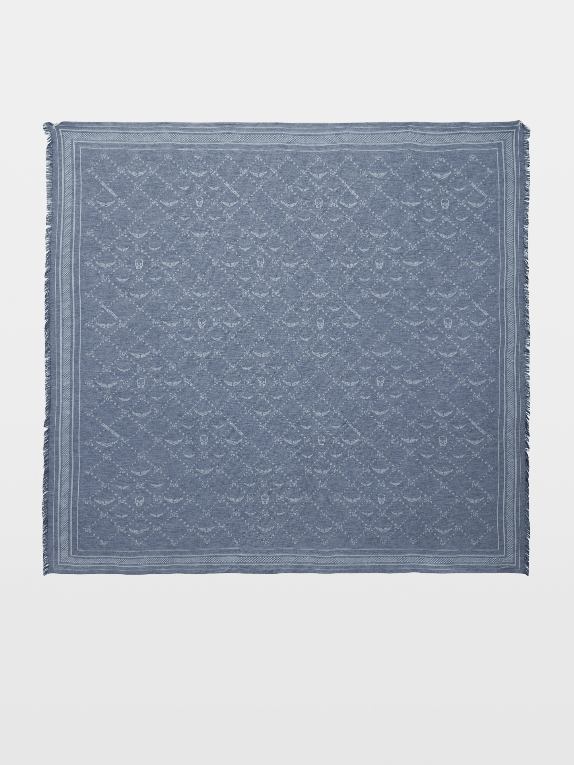 Foulard Liz Denim Monogram 135