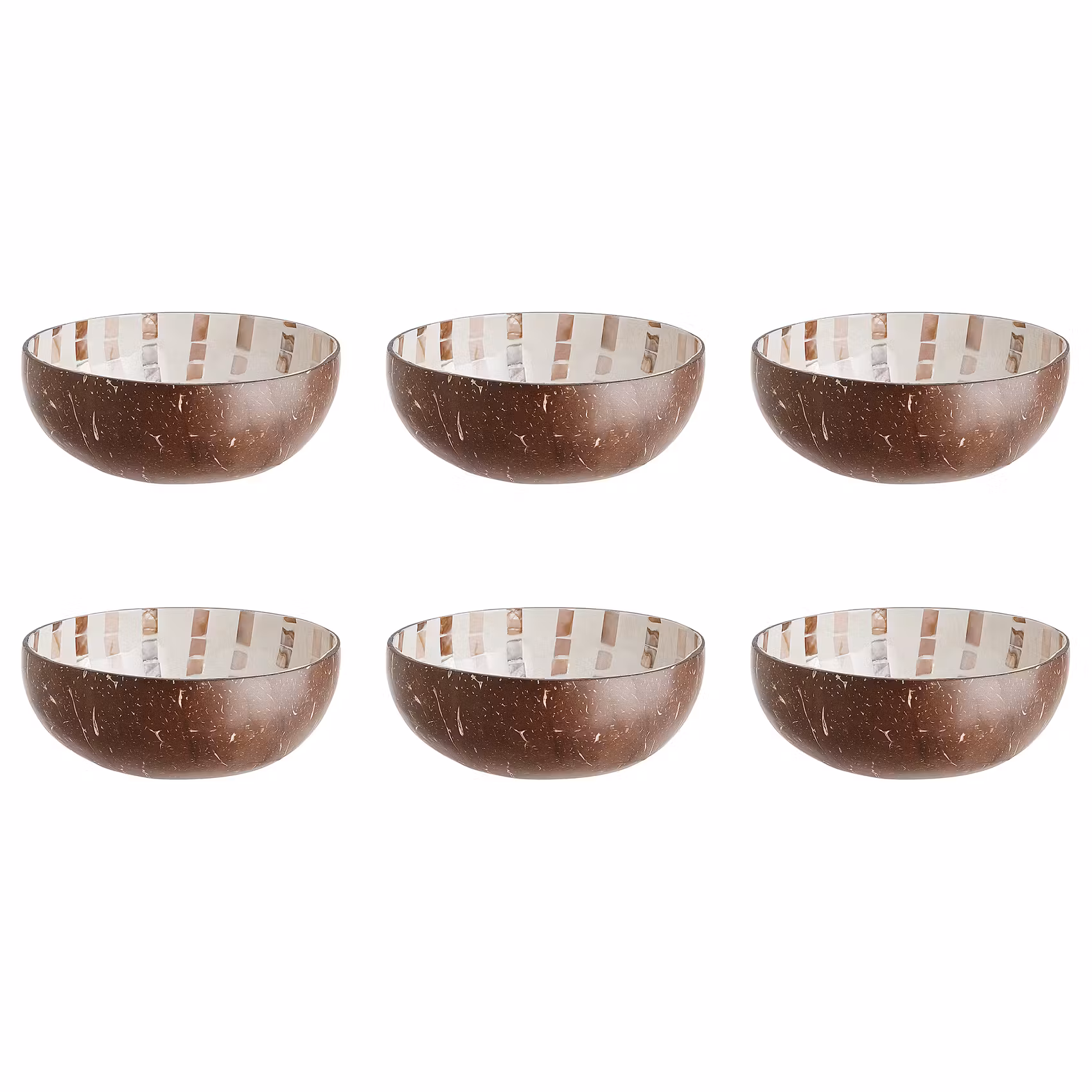 COCONUT Kokosnussschale 6er-Set