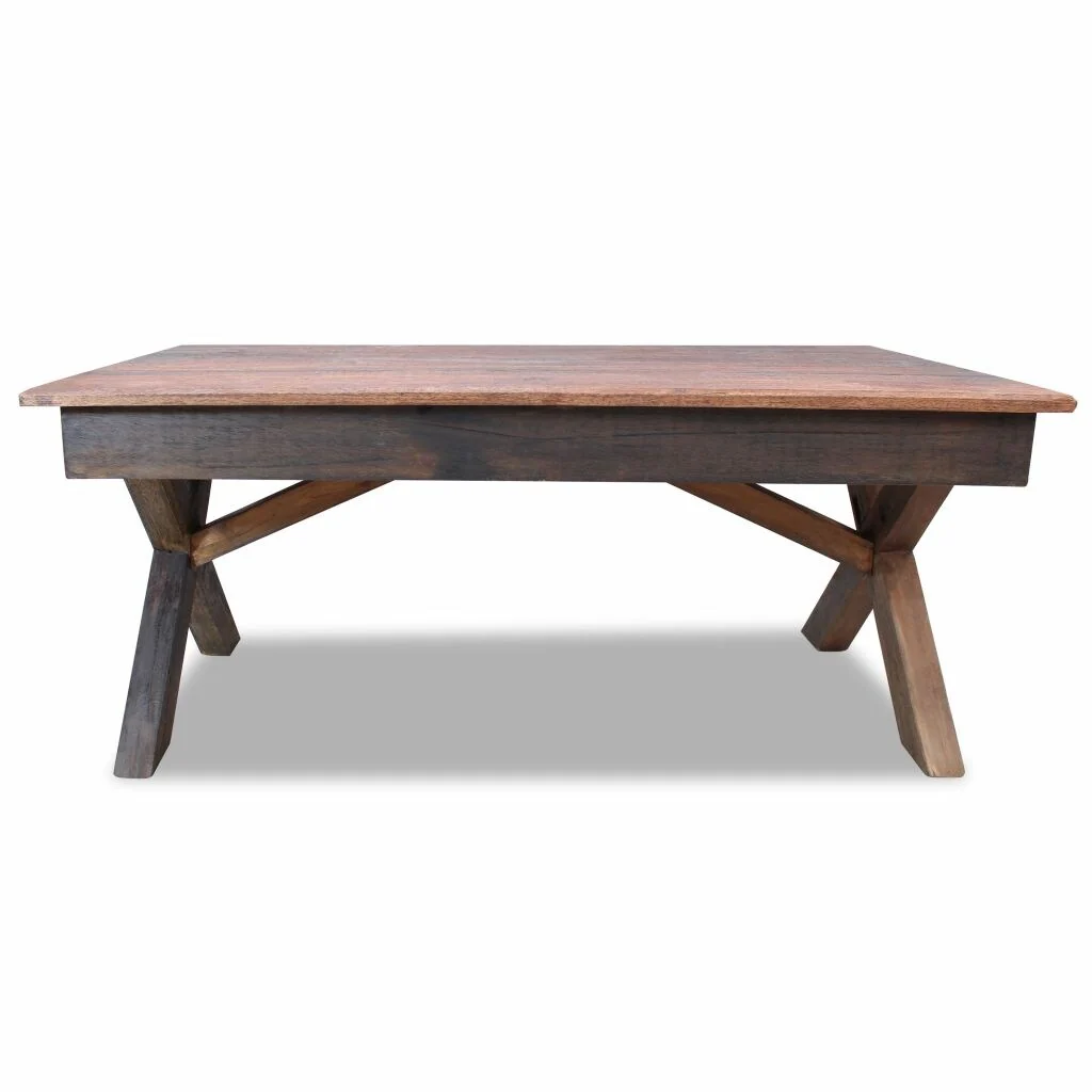 vidaXL Coffee Table Solid Reclaimed Wood 43.3x23.6x17.7
