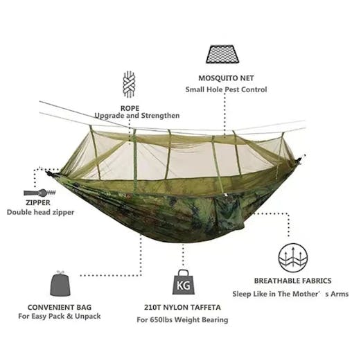 NNEOBA camouflage double hammock