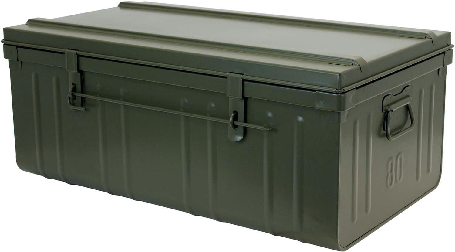 - Cantine de rangement en acier premium 80 cm kaki 95 l