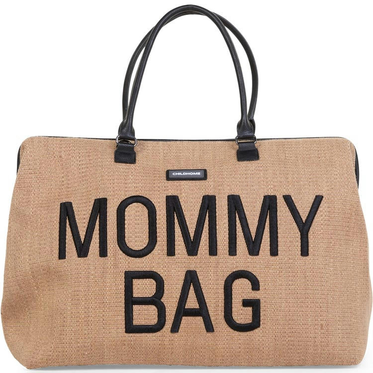 - Sac à langer Mommy bag raffia