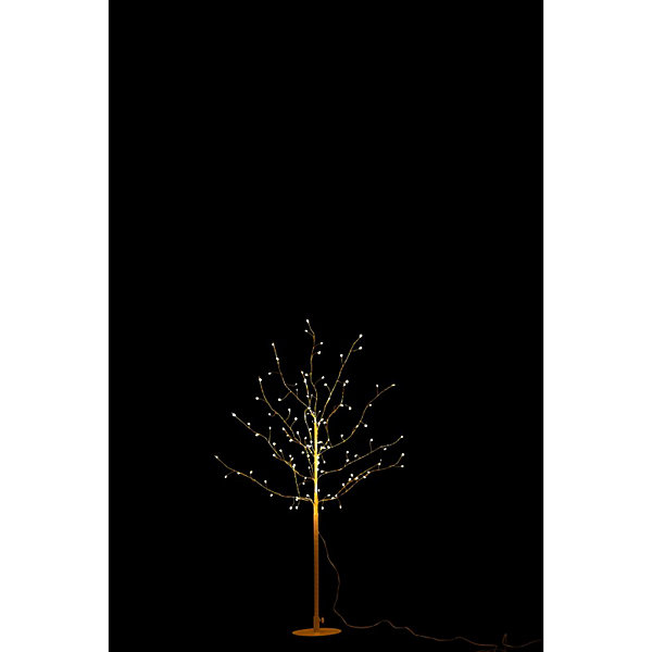 Arbre lumineux branche led blanc en métal 100 cm