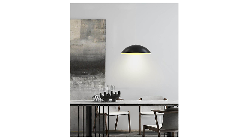Lampa wisząca Rosskoff LED ze ściemniaczem czarna
