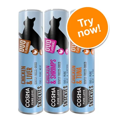 Cosma Snackies DUO 2 in 1 – Mixed Trial Pack