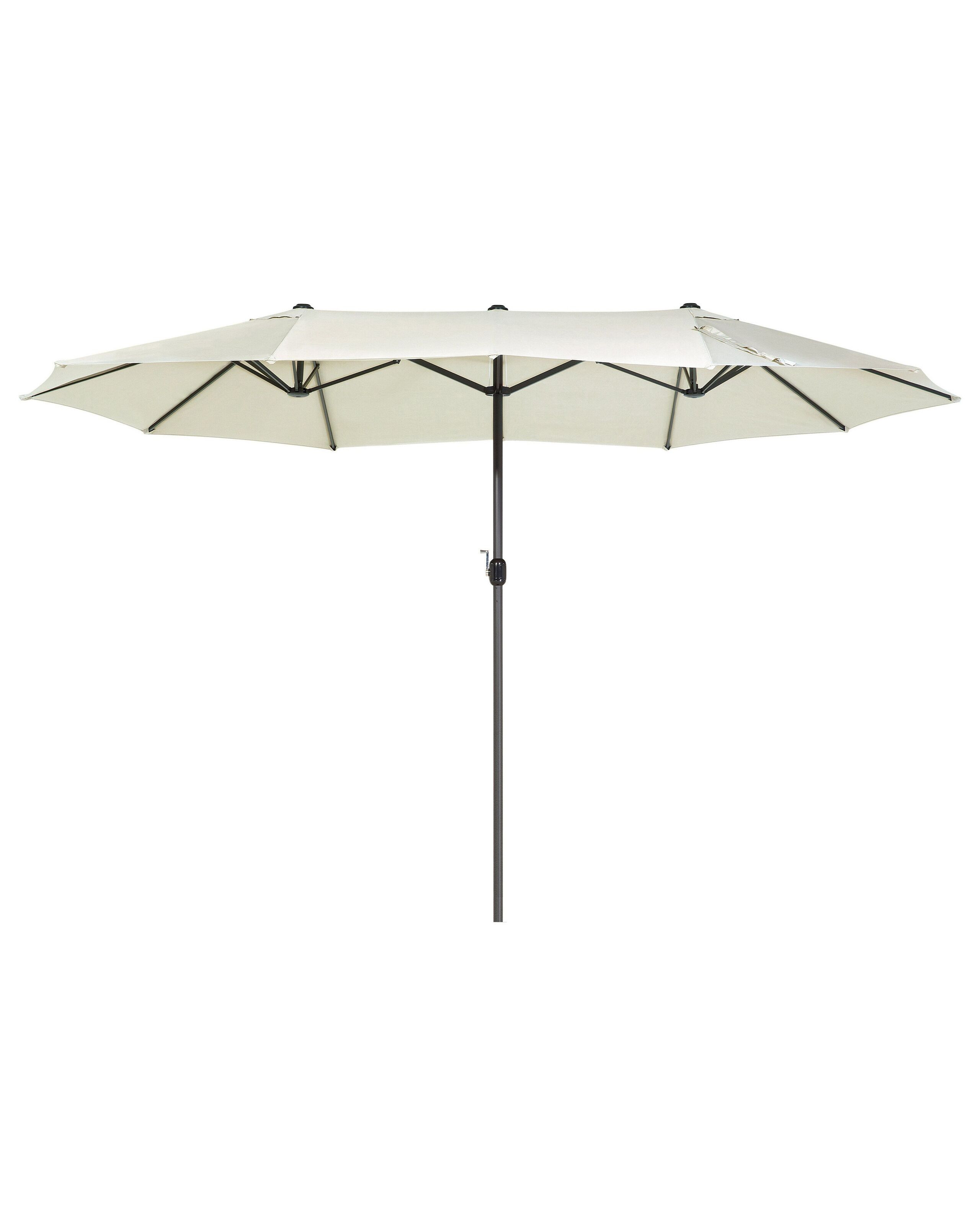 Parasol ogrodowy podwójny 460x270 beżowy