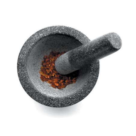 Mortier et pilon en granit 16 cm - Lacor