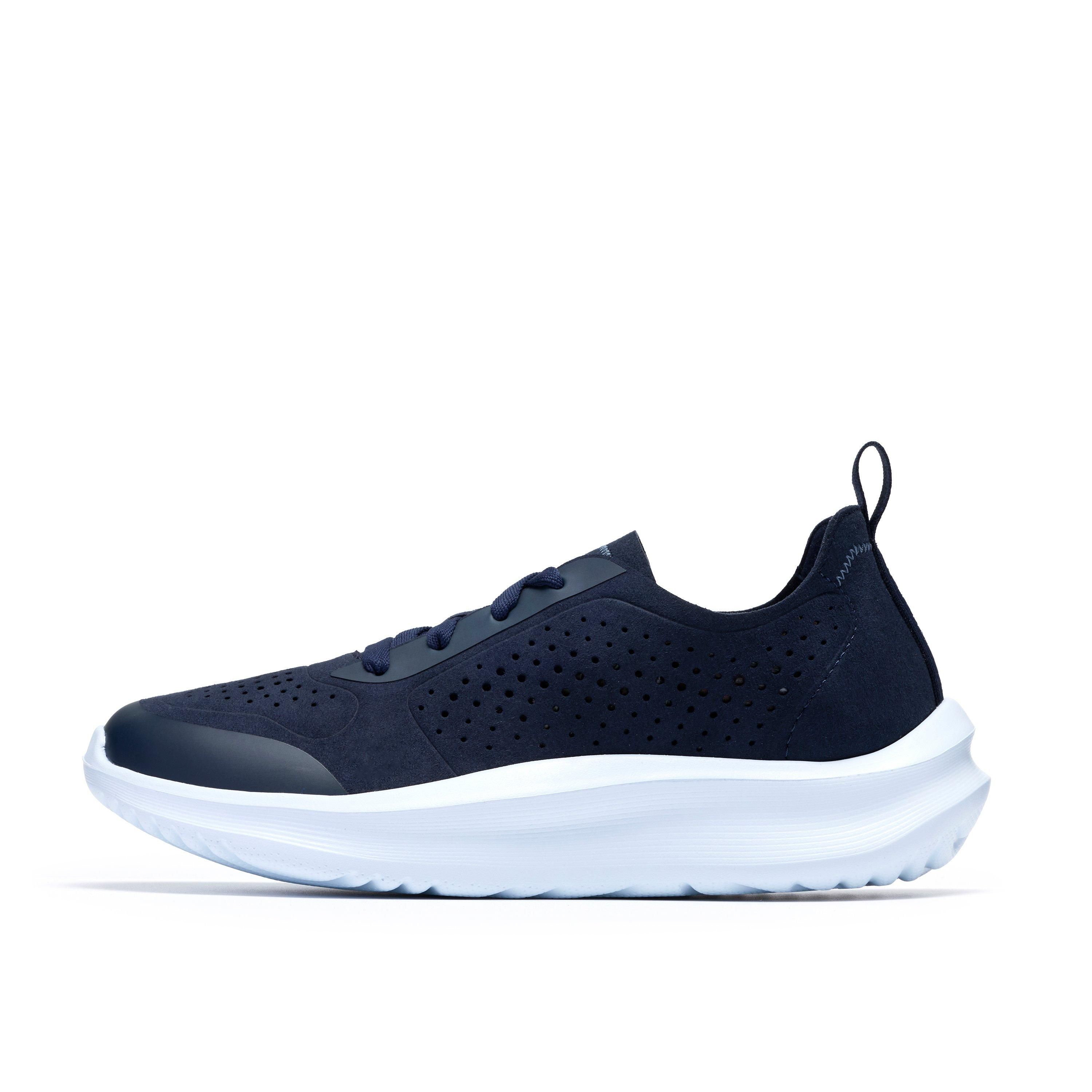 Clarks Solevana Tie Navy Trainers
