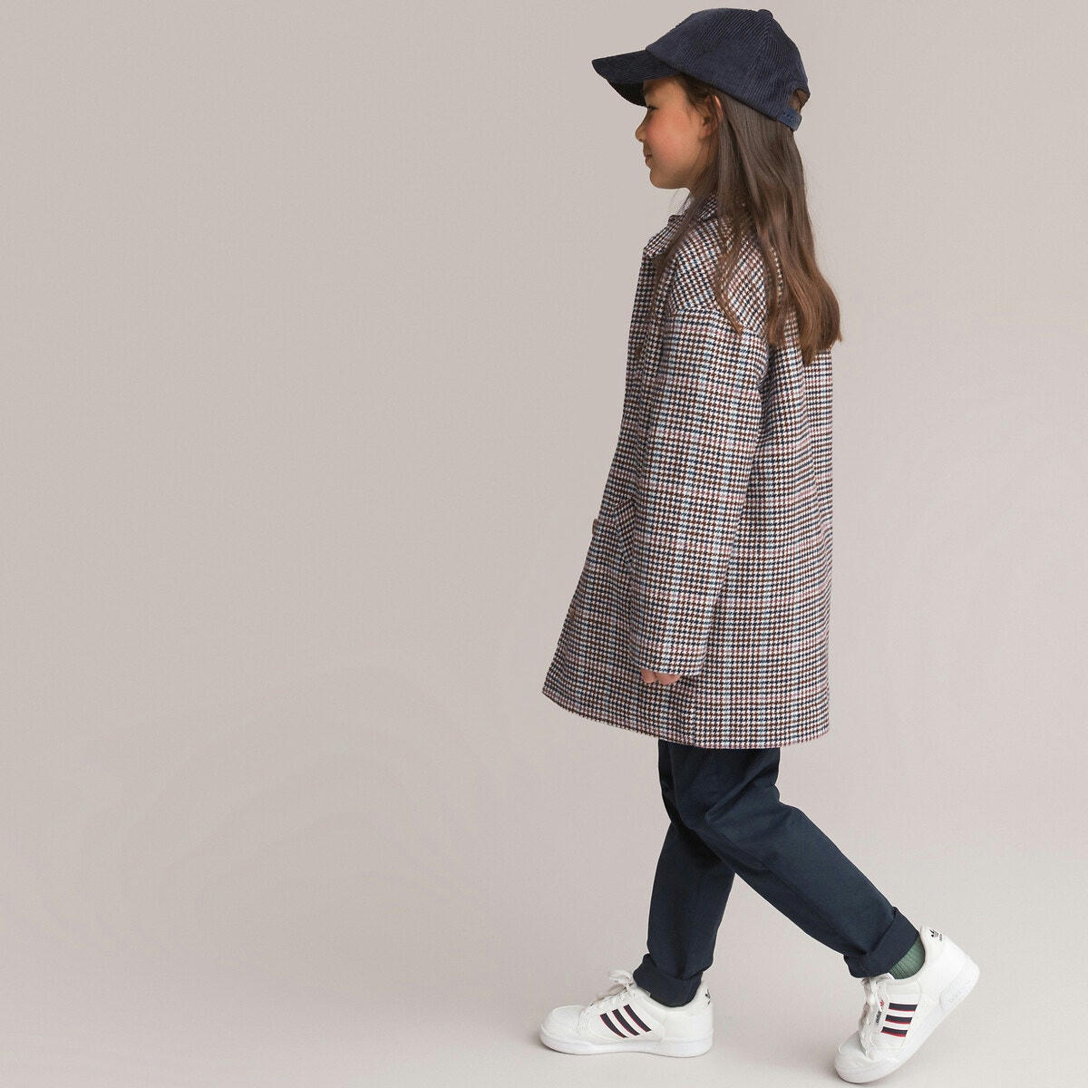 Manteau à carreaux
