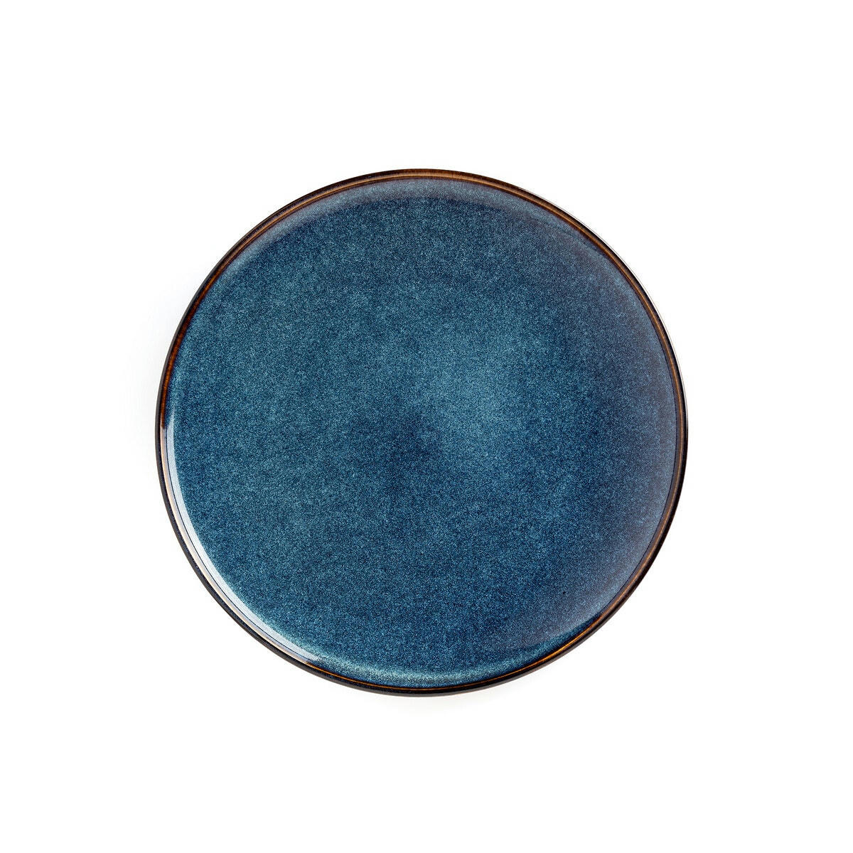 Lot de 6 assiettes plates en grès, Onda