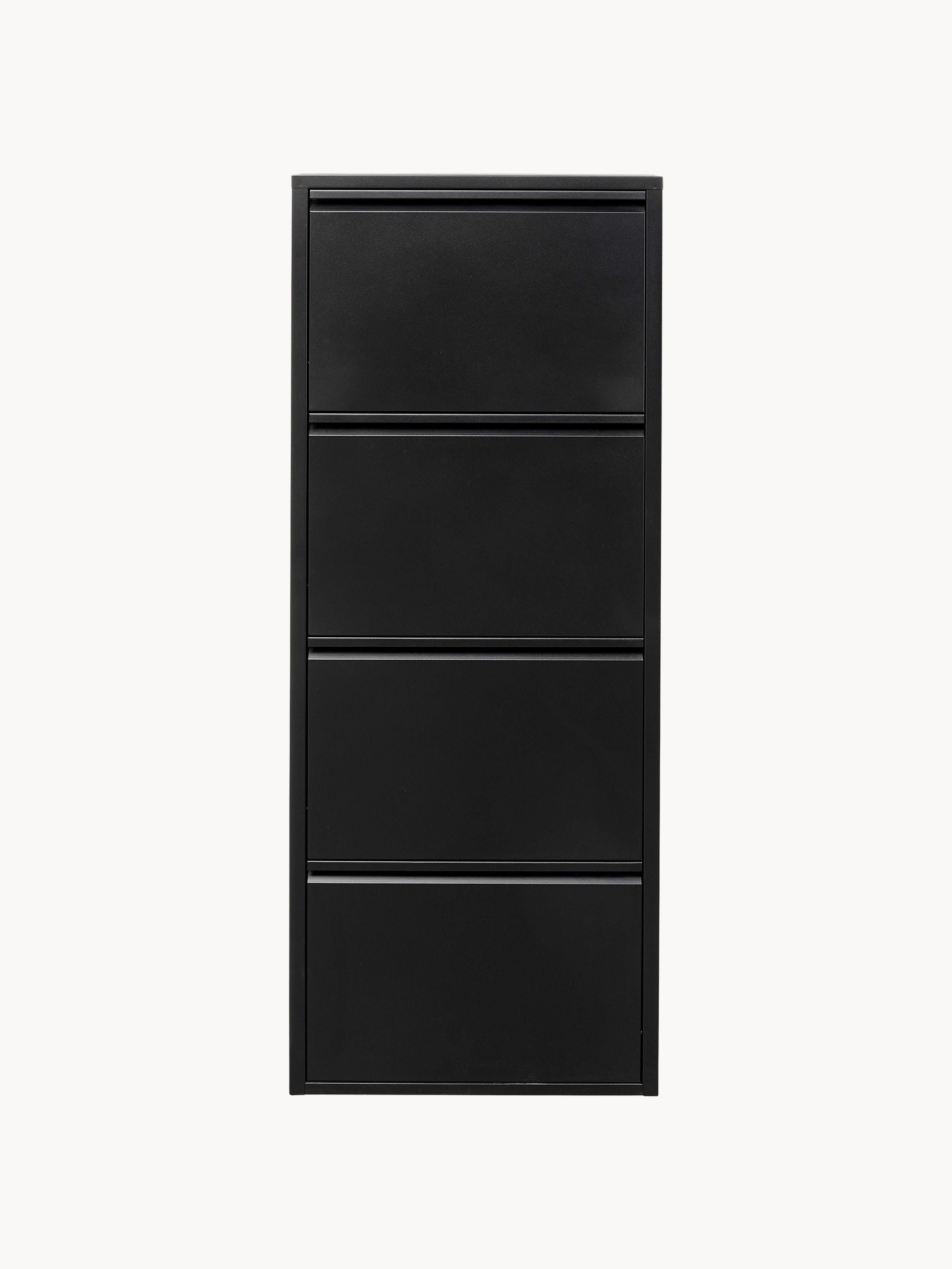 Wand-Schuhschrank Caruso mit Klappfächern