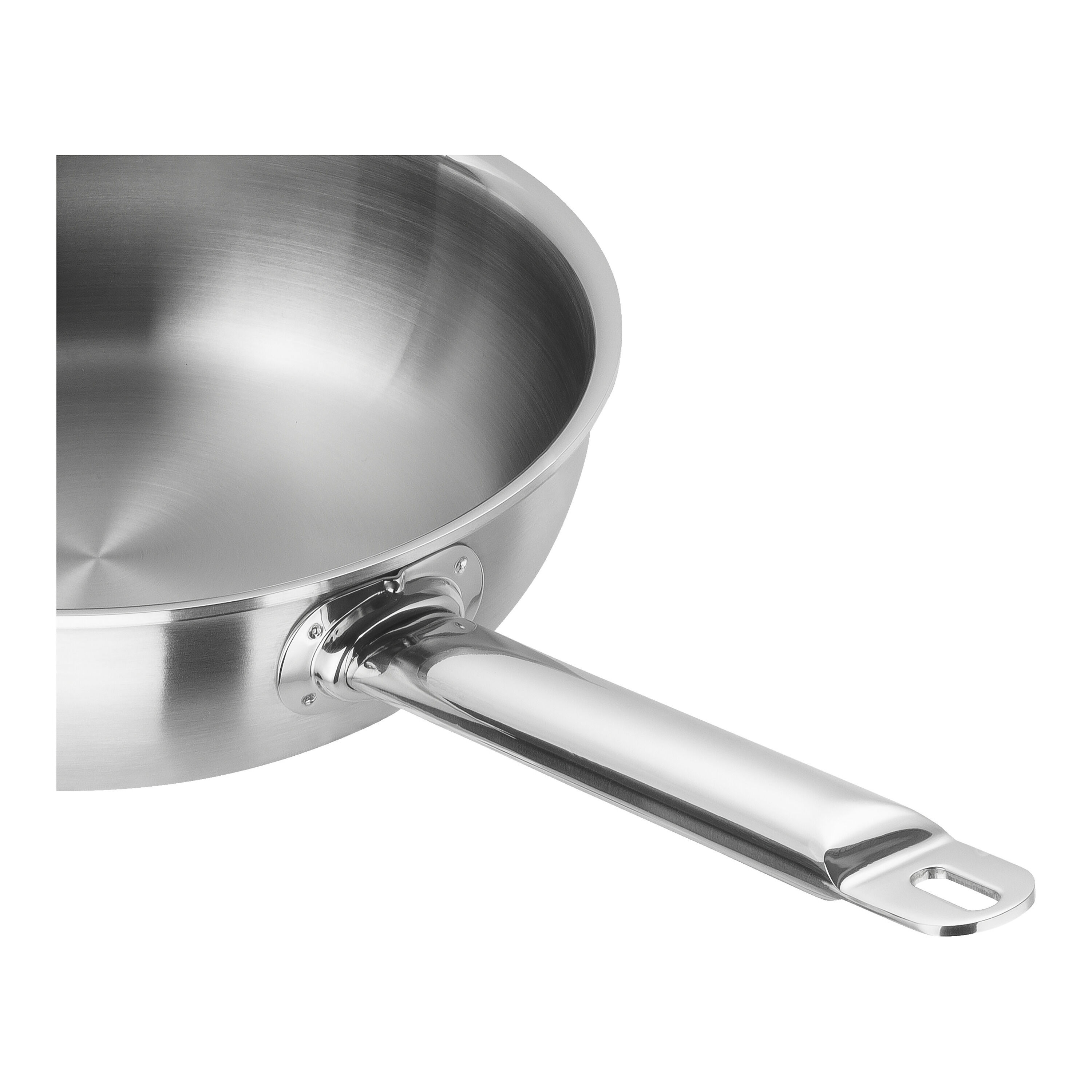 28 cm 18/10 Stainless Steel Frying pan silver