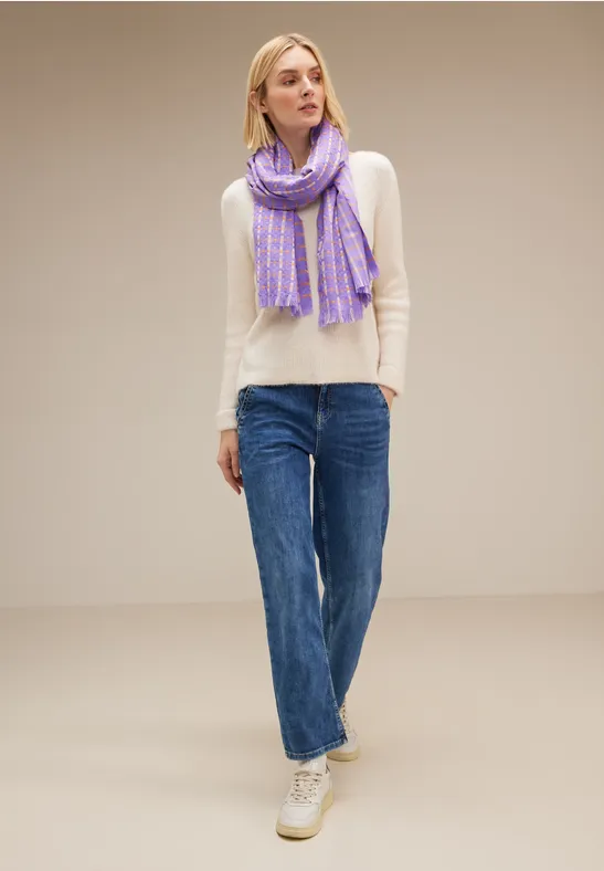 Schal mit Karomuster