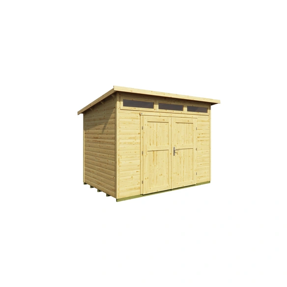 Gartenhaus »264«, Holz, BxHxT: 330 x 239 x 285 cm (Außenmaße inkl. Dachüberstand)