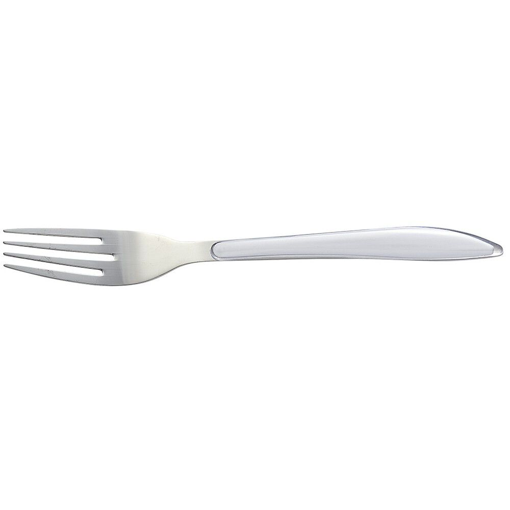 Fourchette Drop blanc et transparent