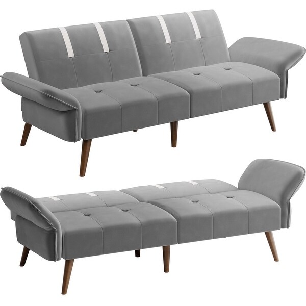 Futzca Futon Sofa Bed Modern Folding Sleeper Couch Bed