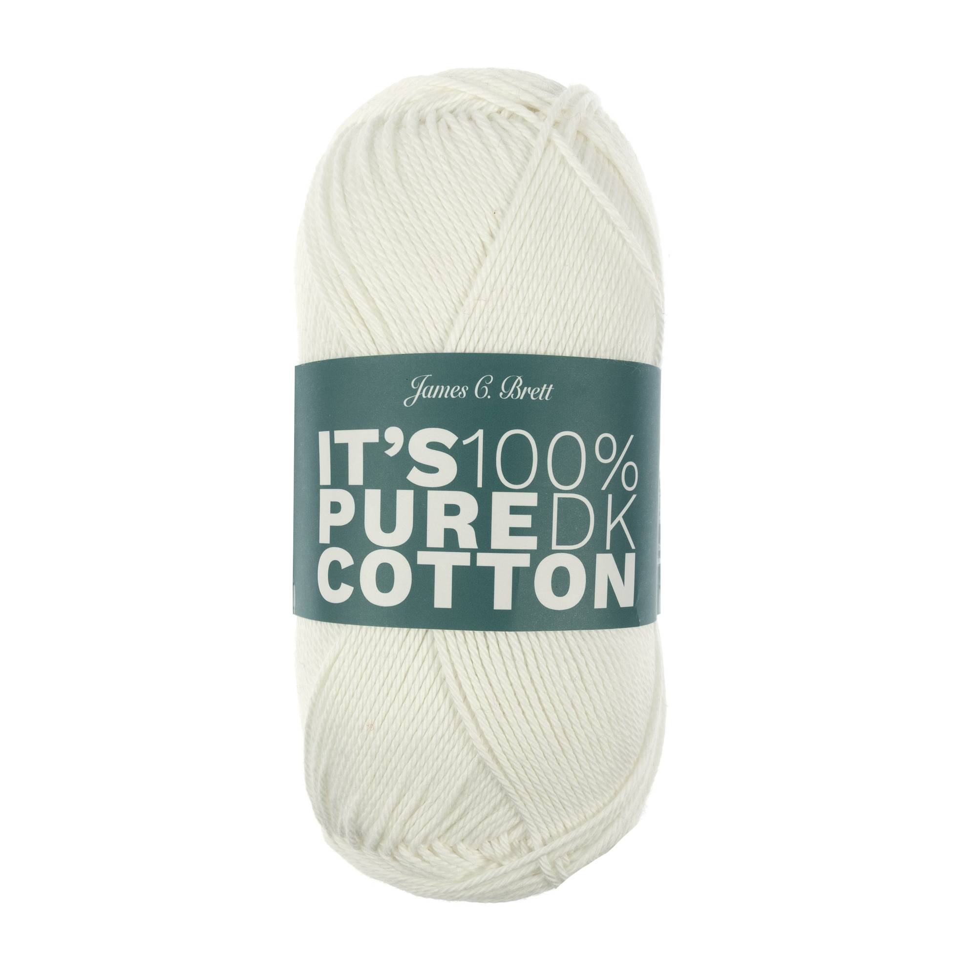 James C Brett Cream It’s Pure Cotton Yarn 100g