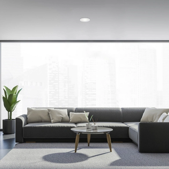 LED-Einbauleuchte »FLAT IN«, ∅: 12 cm, Höhe: 2,8 cm, 7 W