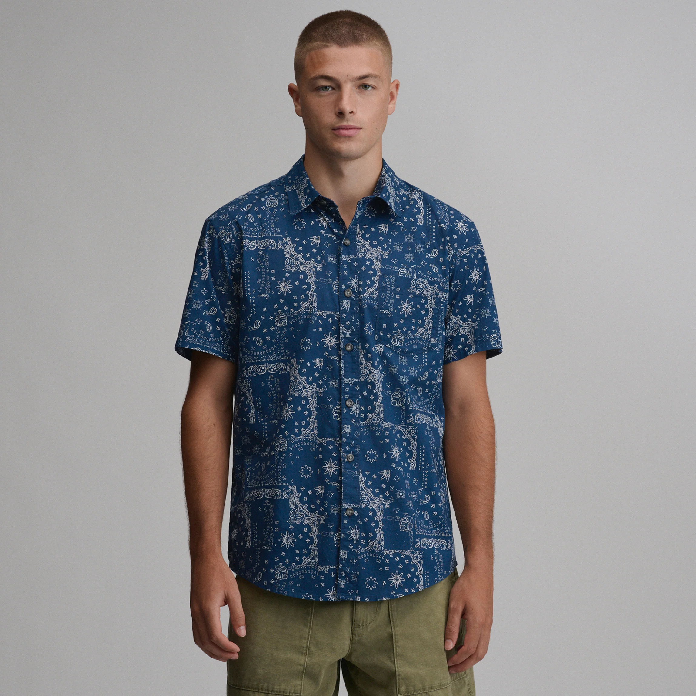 Men's Baja Short-Sleeve Shirt - Print
