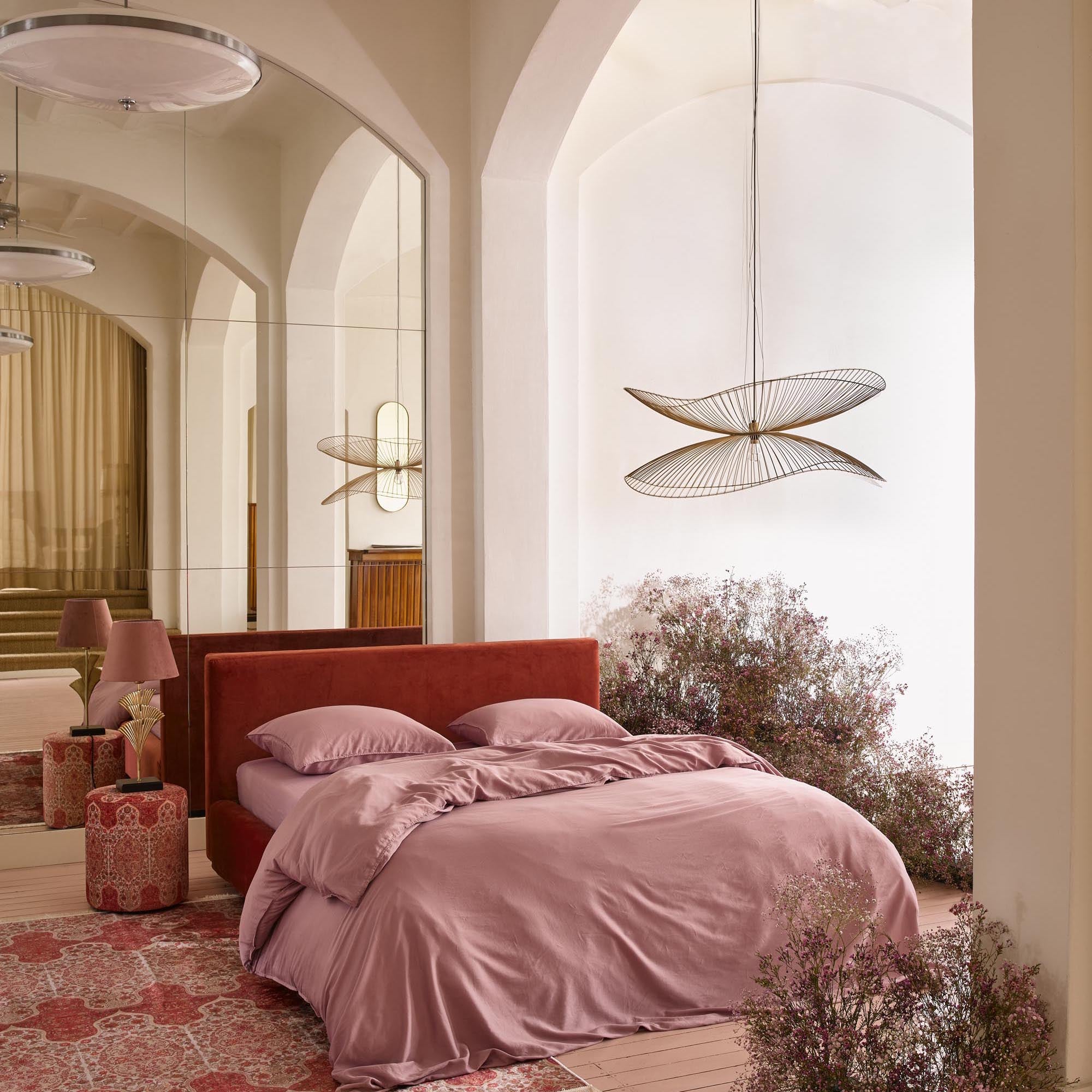 Essenza Minte Dekbedovertrek 140 x 220 cm - Woodrose