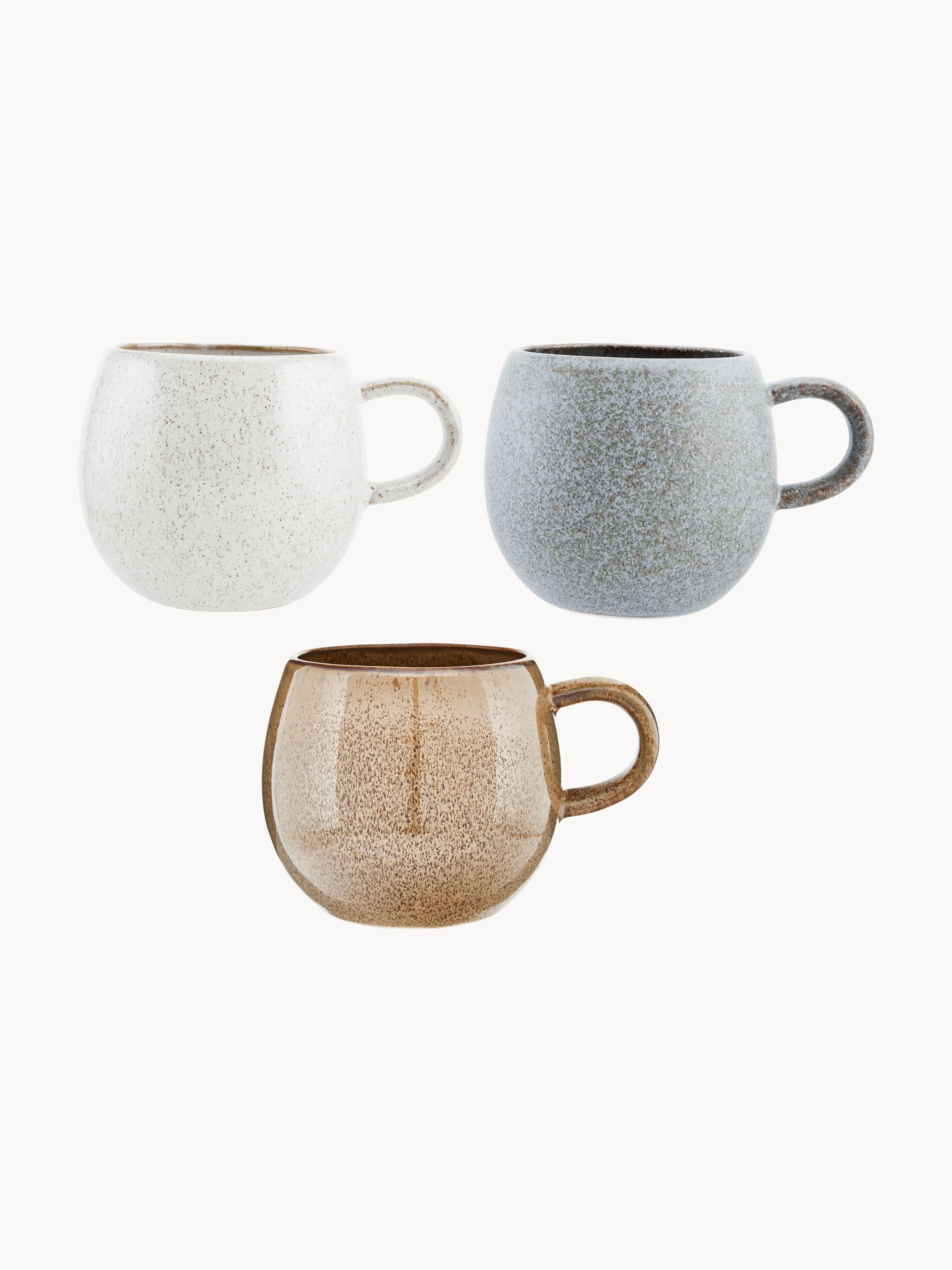 Handgemachte Teetassen Addison, 3er-Set