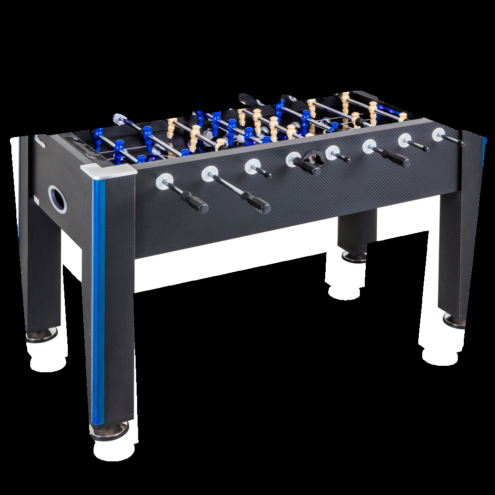 Atomic Games Azure LED Light-Up Foosball Table, 58-in