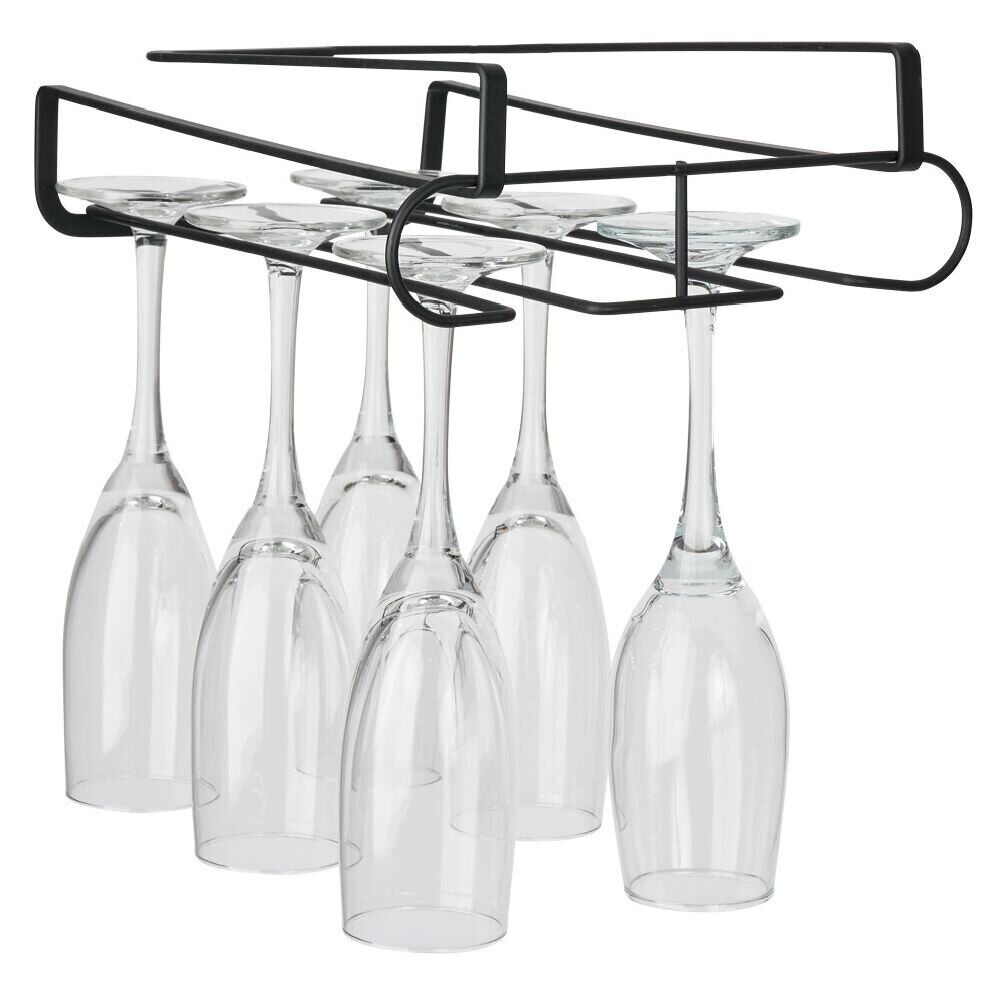 Support pour 6 verres à pied - L28xl.14xH.5.5cm