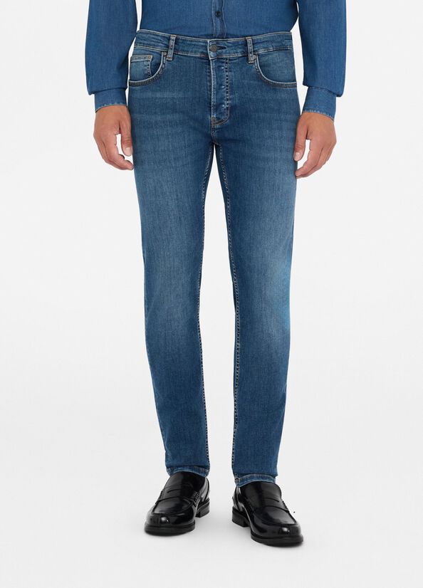 Jeans skinny in cotone used