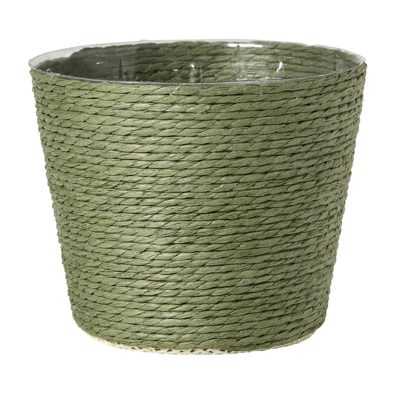 Bloempot mand klein - diverse varianten - &Oslash;12x9 cm