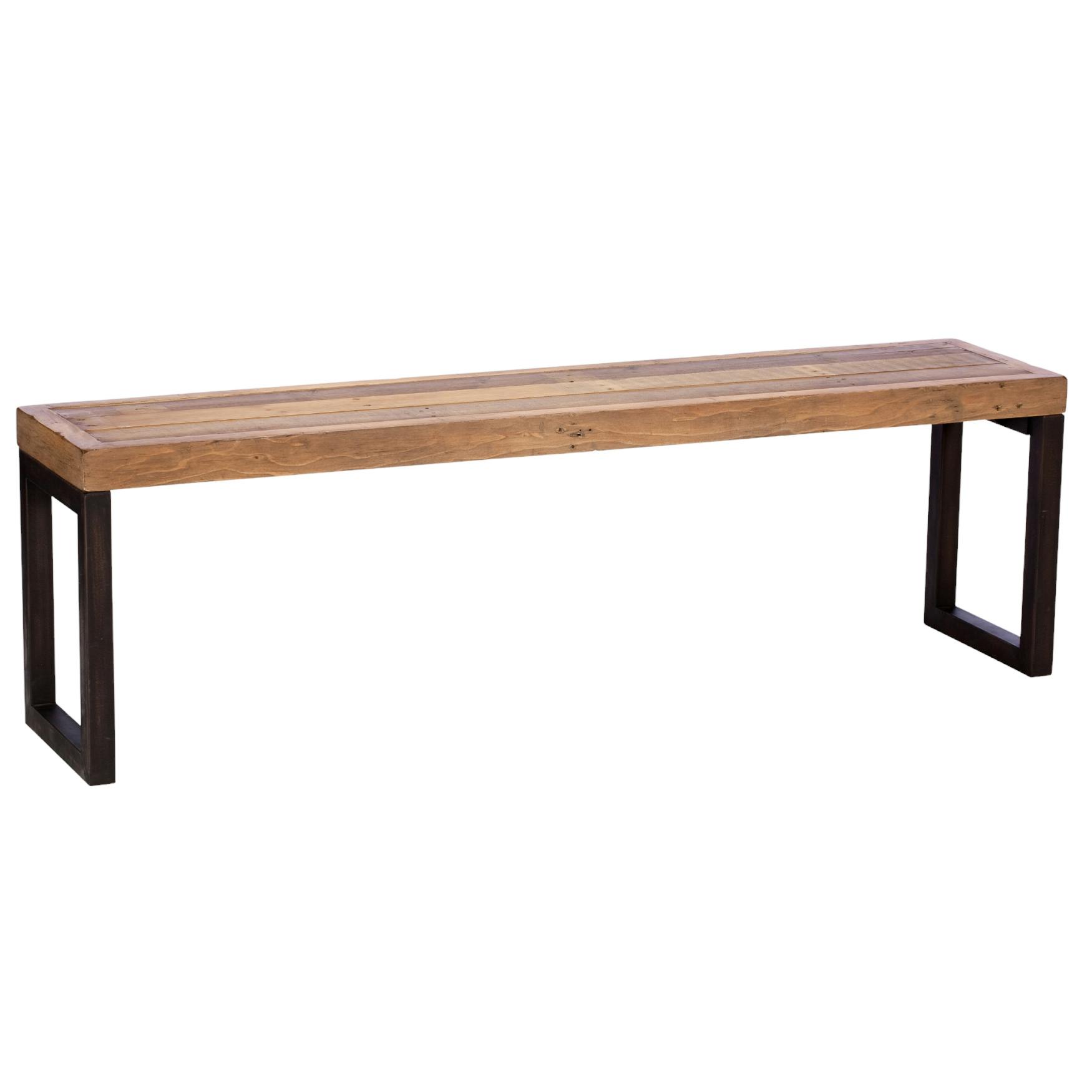 Banc bois recyclé 155cm BRISBANE