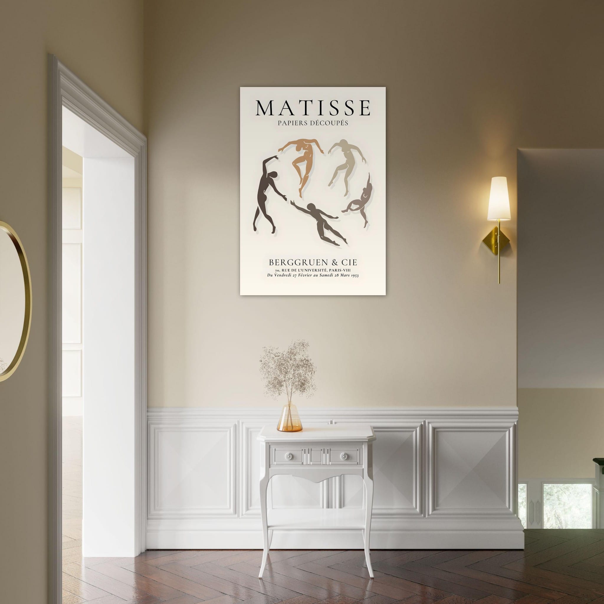 Artfulprints Poster Matisse – The human ring II  - 70x100 cm - Meerkleurig
