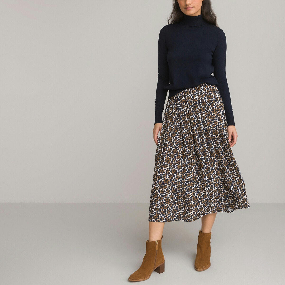 Pull basique, col roulé