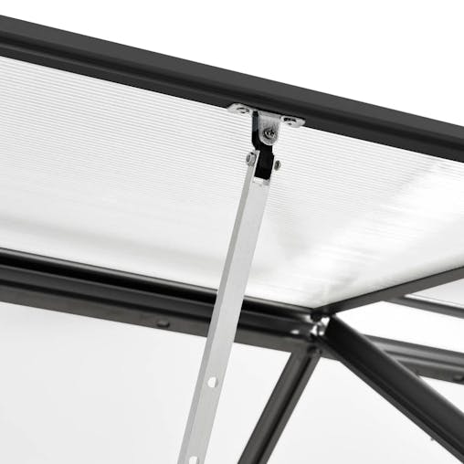 NNEVL Greenhouse with Base Frame Anthracite Aluminium 8.17 m&sup2;
