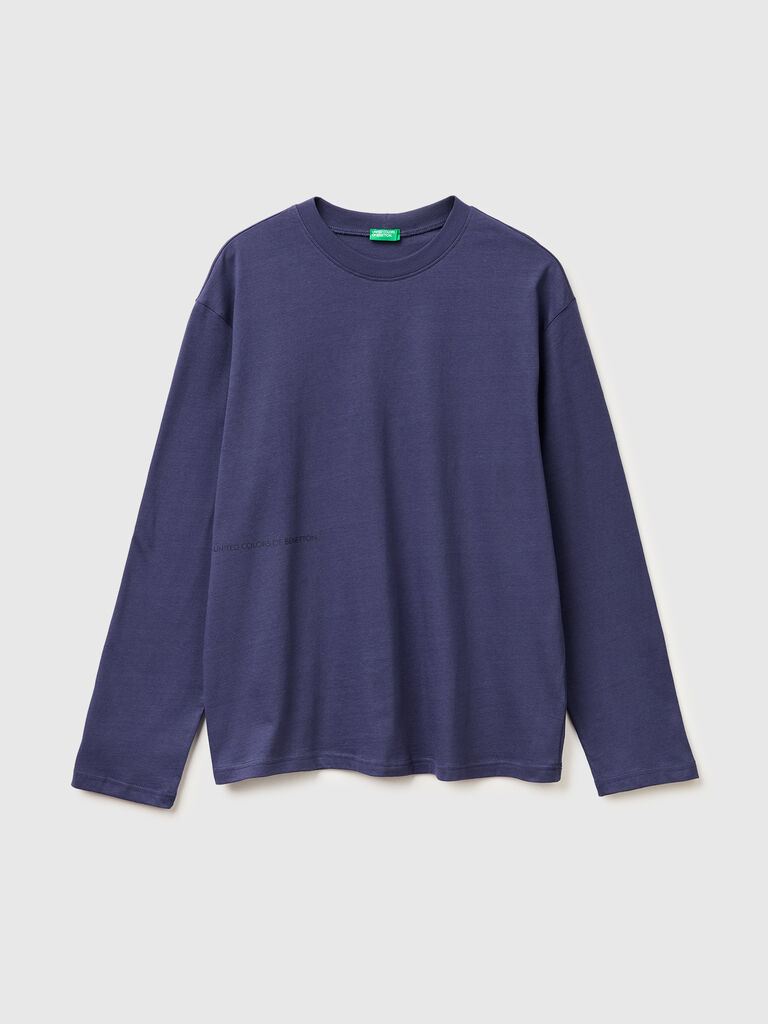 Long-sleeved T-shirt with logo