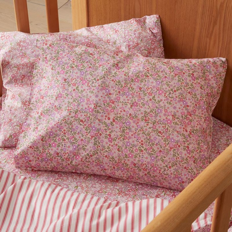 Heirloom Madelyn Floral Rose Cot Quilt Cover Set