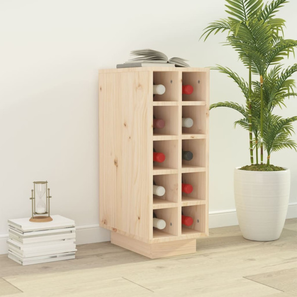 VidaXL Szafka na wino czarny 23x34x61 cm