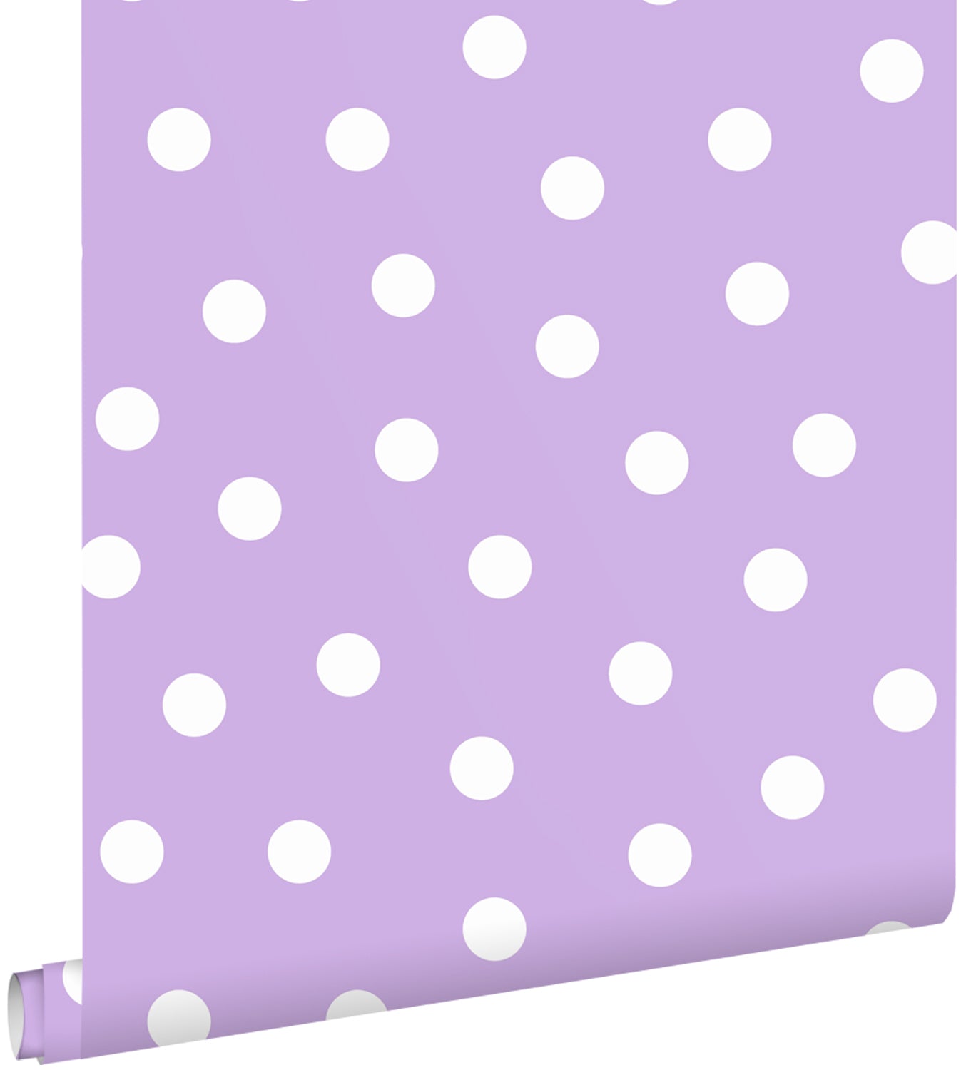 ESTAhome behang stippen paars - 50 x 900 cm - 131798