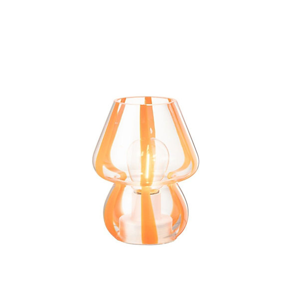 Lampe à Poser Rayures en Verre 