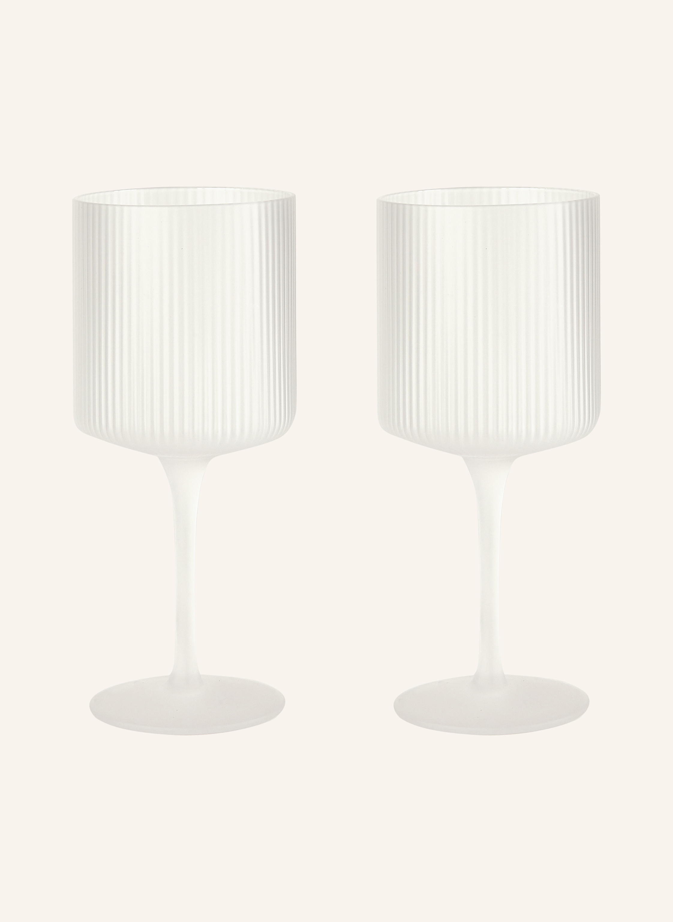 Ferm LIVING 2er-Set Weingläser RIPPLE