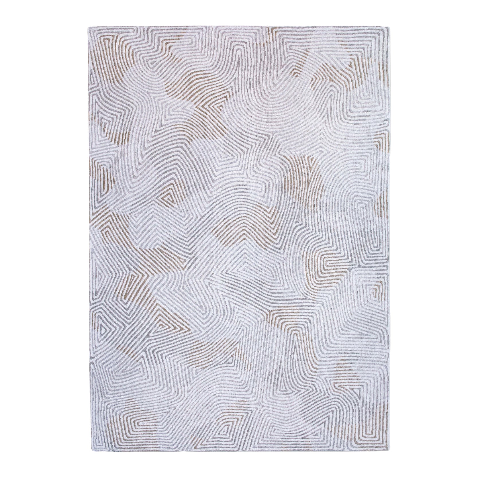 Louis de Poortere Coral Meditation Vloerkleed 80 x 150 cm - Oyster Whi