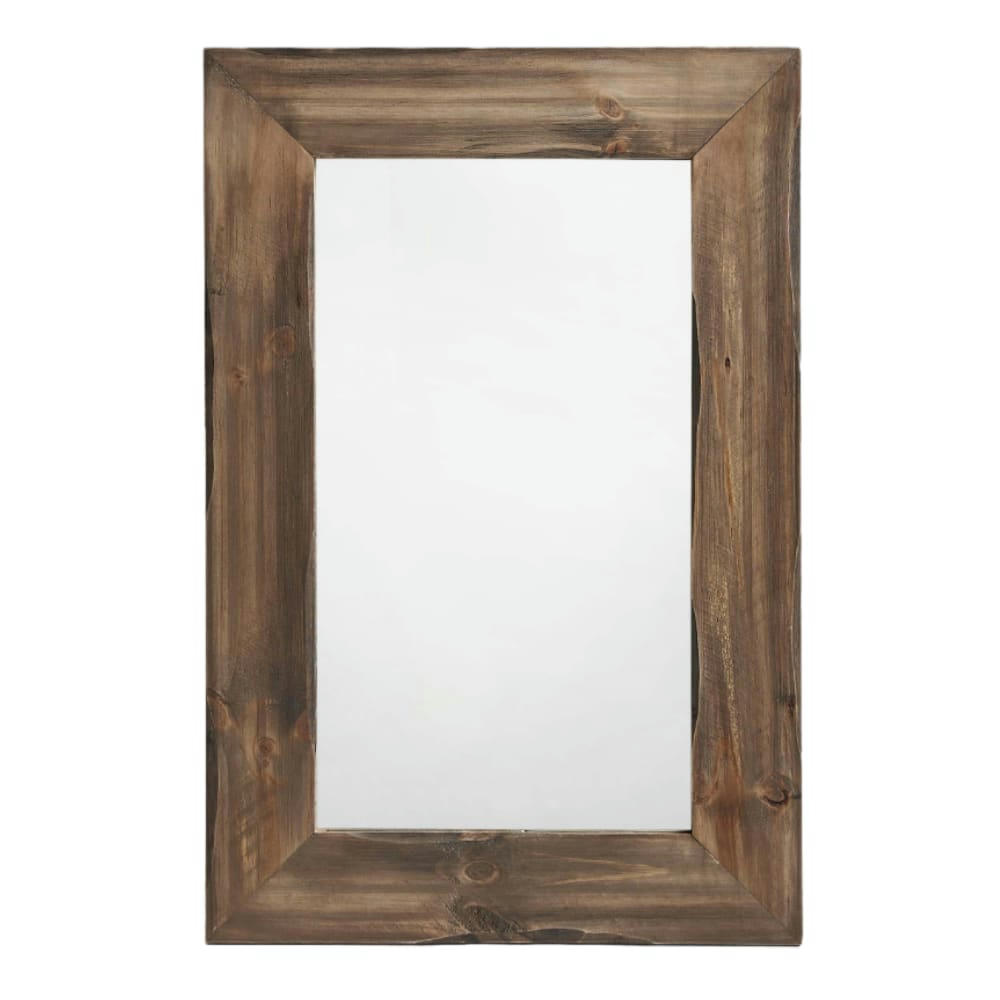 AZALEE - Miroir suspendu en bois récupéré 70 cm