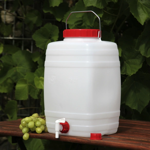 Kleinfass »Standard«, 15 l, transparent, Höhe: 38 cm