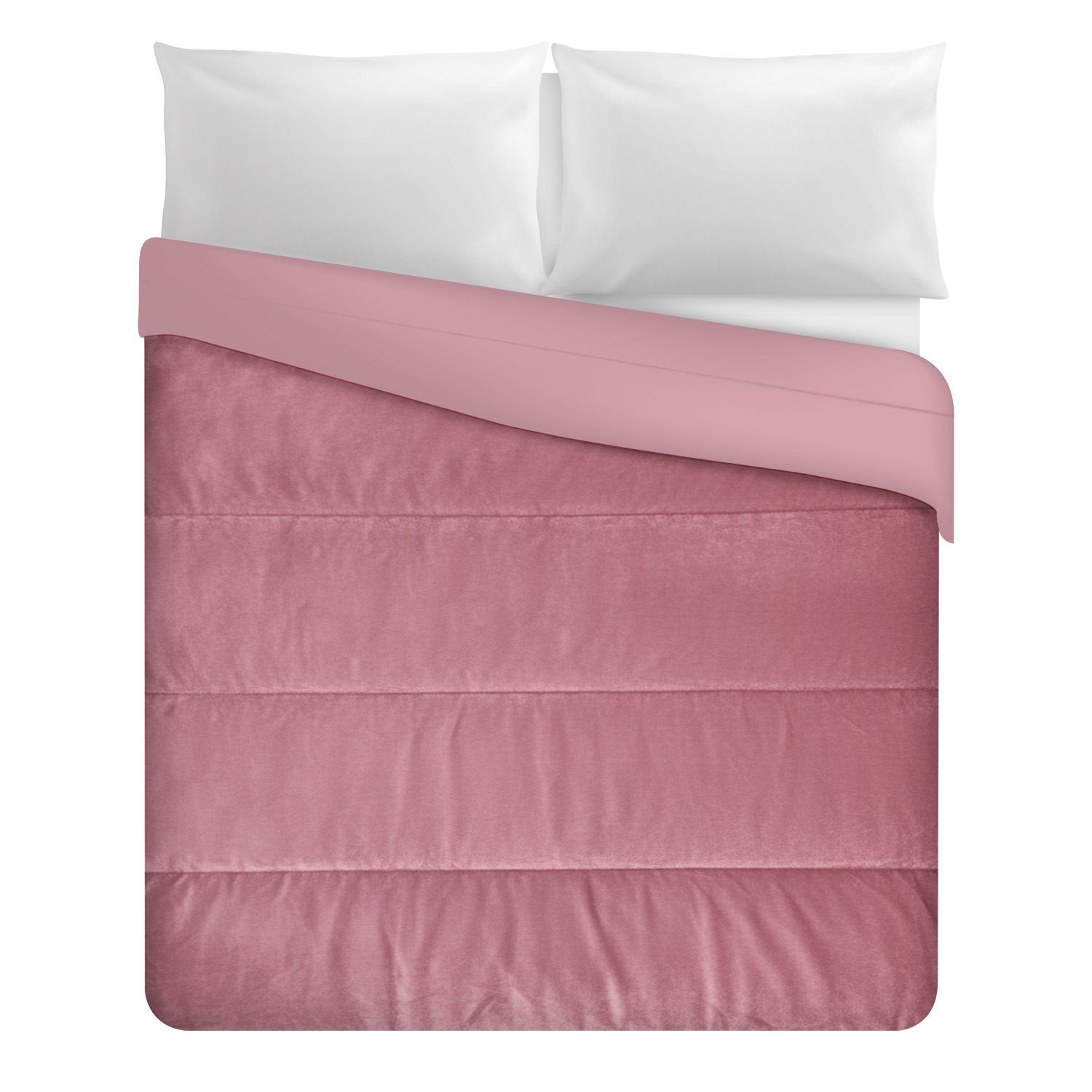 Trapunta matrimoniale Fluffy malva 250x260 cm